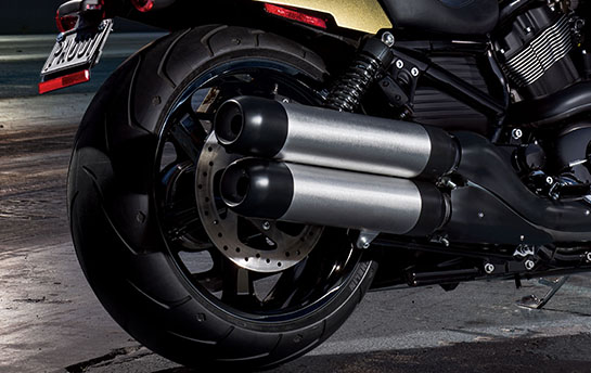 Motorcycle exhaust pipe